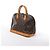 Borsa Louis Vuitton Alma PM in tela Monogram marrone M51130 - vista 2