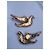 Schiaparelli Crystal Gilded Dove Ohrringe Golden - Ansicht 4