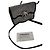 Palm Angels Palm Beach Bag Micro Party Umhängetasche Schwarz Silber