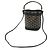 Borsa a secchiello Goyard Petit Flo Mini Marrone Nero Bianco - vista 3