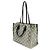 Borsa Louis Vuitton Monogram Jacquard Denim OnTheGo MM Nero Monogramma - vista 3