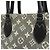 Borsa Louis Vuitton Monogram Jacquard Denim OnTheGo MM Nero Monogramma - vista 9
