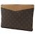 Clutch Louis Vuitton Monogram Daily Beige - vista 3