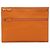 Clutch Hermès Double Zip Flat Pouch Arancione - vista 2