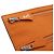 Clutch Hermès Double Zip Flat Pouch Arancione - vista 5