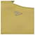 Borsa Pouch Prada Triangle in nylon giallo - vista 5