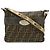 Borsa a Spalla Fendi Selleria Zucca Marrone - vista 2
