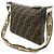 Borsa a Spalla Fendi Selleria Zucca Marrone - vista 3