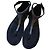 Brunello Cucinelli Sandali piatti in scamosciato nero e strass