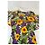 Loewe Midi-Kleid mit Blumenprint Mehrfarben Grün Orange Gelb Hellgrün Lavendel - Ansicht 7