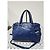 Prada Soft Calf Double Zip Tote Bag Blue - view 11