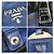 Prada Soft Calf Double Zip Tote Bag Blue - view 6