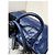 Prada Soft Calf Double Zip Tote Bag Blue - view 8