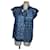 Camicetta patchwork blu Ralph Lauren Bianco