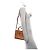 MCM Visetos Mini Toni Shopper Tote Cognac Marrone - vista 14