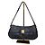 Bolsa de ombro vintage em nylon MCM preta Preto