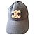 Céline Celine Triomphe Grey Wool Baseball Cap
