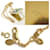 Hermès Collier pendentif miroir HERMES On the Beach Compact Multicolore Doré  - vue 5