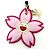 Charm Cherry Blossom Louis Vuitton x Takashi Murakami Marrone Rosa - vista 3