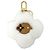Portachiavi Louis Vuitton Vivienne Fur Bag Charm Bianco