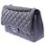 Borsa CHANEL Timeless/Classique in Pelle Blu - 103720 - vista 4