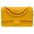 Bolsa CHANEL Timeless/Classique em Couro Amarelo - 103743 - vista 3