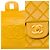 Bolsa CHANEL Timeless/Classique em Couro Amarelo - 103743 - vista 7