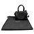 Céline Celine 11377 Borsa Boston Small Cuir Triomphe in pelle liscia Nero - vista 2