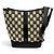 Céline Borsa a tracolla Celine Small Bucket Triomphe Nero Bianco sporco