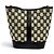 Céline Borsa a tracolla Celine Small Bucket Triomphe Nero Bianco sporco - vista 2
