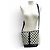 Céline Borsa a tracolla Celine Small Bucket Triomphe Nero Bianco sporco - vista 5