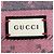 Sciarpa in lana grigio e rosa Gucci Marrone - vista 7
