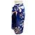 Sciarpa Chanel G19 in misto cotone e seta con motivo floreale blu - vista 5