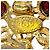 Orecchini CHANEL Vintage Gripoix Coco Mark Rosso D'oro - vista 6