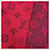 Sciarpa Louis Vuitton Ruby Monogram Rosso  - vista 4