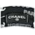 Cerchietto in seta Chanel Coco Mark Nero Bianco  - vista 4
