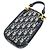 Christian Dior Dior 30 Montaigne Porta telefono Borsa a tracolla 2-Way Beige Blu navy - vista 2