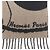 Hermès Hermes Clic Clac Cashmere Fransenstola Braun Schwarz - Ansicht 6