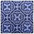 Hermès Sciarpa in cashmere e seta con motivo H Hermes e frange Blu Blu navy - vista 5