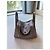 Borsa Hermès Lindy 30 in Pelle Taurillon Clemence Grigio Etoupe - vista 2