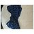 Fascia per capelli Missoni in maglia Metallico Blu scuro - vista 4