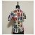 Versace Gothic Baroque Alphabet Print Baumwollhemd Mehrfarben - Ansicht 4