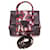 Versace Medusa Handtasche aus Pythonleder Schwarz Rot Beige Python drucken  - Ansicht 2