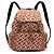 Zaino in nylon Burberry marrone Medium TB Monogram Marrone chiaro