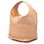 Hobo Chanel in pelle di vitello beige con cuciture a quadrato e nappa - vista 2