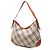 Borsa Hobo Burberry Beige Nova Check Canvas - vista 2