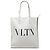 Borsa Valentino in pelle bianca Rockstud VLTN Bianco
