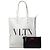 Borsa Valentino in pelle bianca Rockstud VLTN Bianco - vista 9