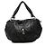 Céline Borsa Hobo Pleated Bittersweet in pelle di vitello nera Celine Nero