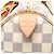 Louis Vuitton White Damier Azur Speedy 25 Bianco - vista 5